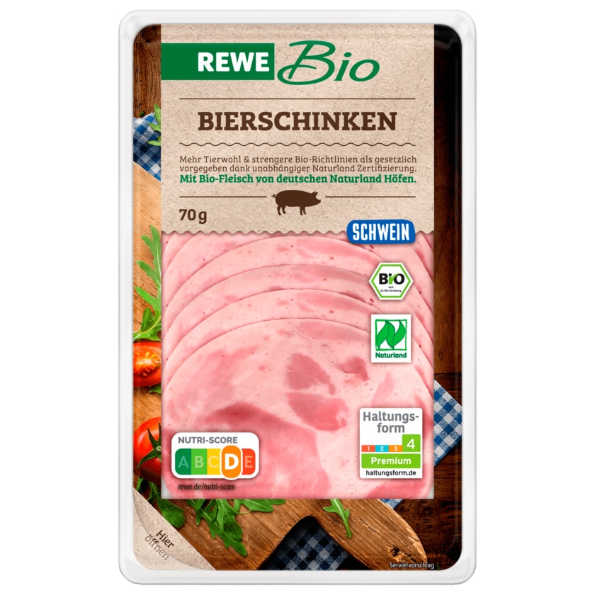 REWE Bio Bierschinken 70g